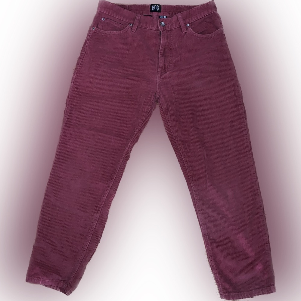 BDG Urban Outfitters Pink Corduroy Pants 29x30 Dad Fit!